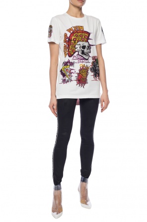 T-shirt wysadzany kamieniami, zdjęcie 2 T-shirt wysadzany kamieniami od Philipp Plein